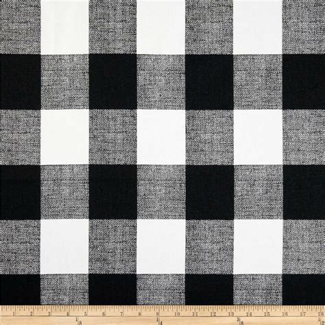 black white buffalo plaid fabric|buffalo check drapery fabric.